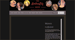 Desktop Screenshot of amberlilyshow.com